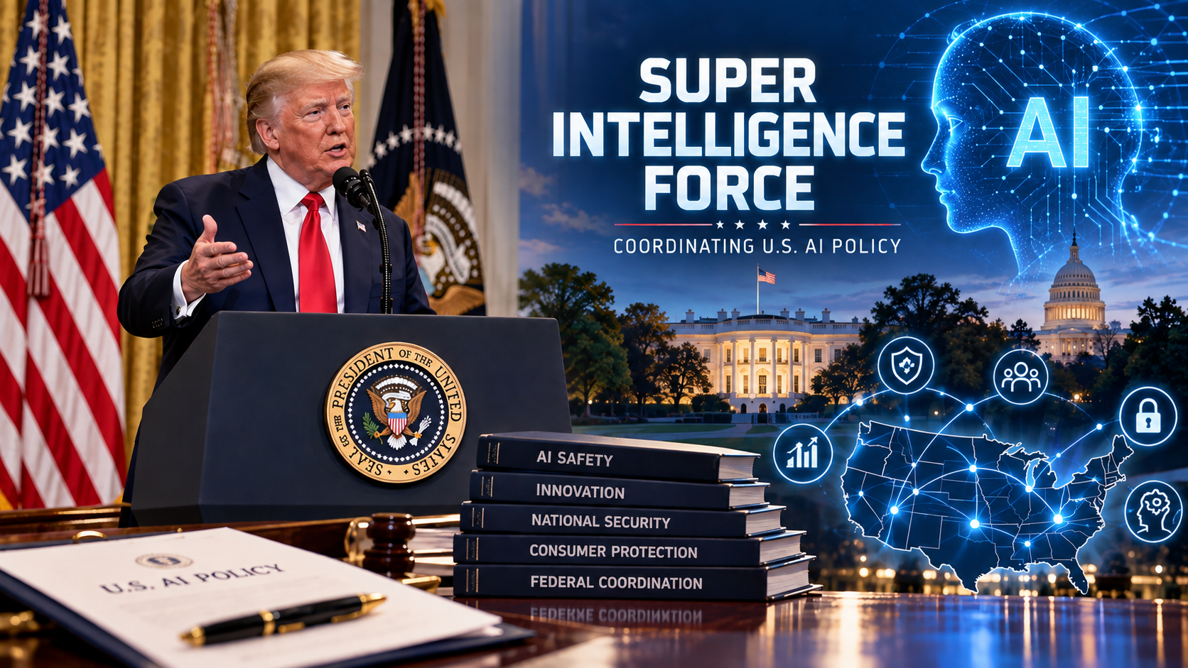 Trump Creates Federal “Super Intelligence Force” to Coordinate U.S. AI Policy
